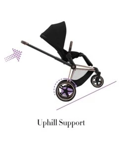 Mamas & Papas Cybex EPriam 3 Piece Complete Pushchair Bundle - Chrome / Sepia Black -Baby Product mamas papas pushchairs cybex epriam 3 piece complete pushchair bundle chrome sepia black 50295424090453