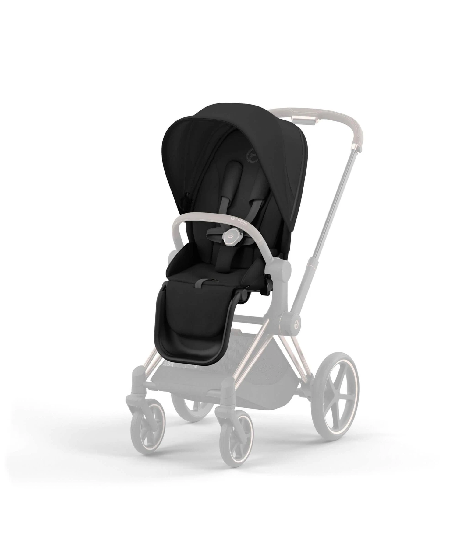 Mamas & Papas Cybex EPriam 3 Piece Complete Pushchair Bundle - Rose Gold / Sepia Black 5 Mamas & Papas Cybex EPriam 3 Piece Complete Pushchair Bundle - Rose Gold / Sepia Black - Image 3