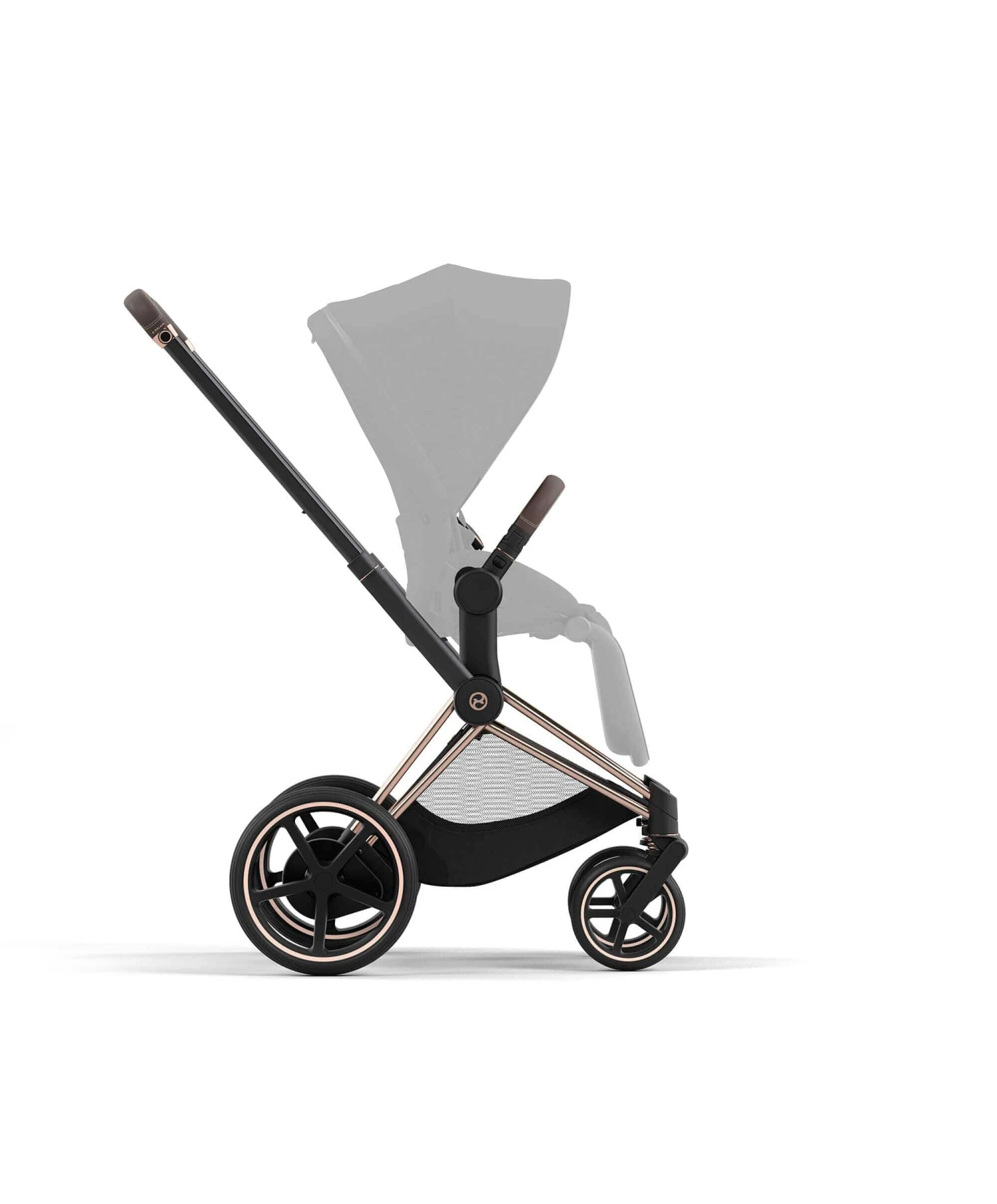 Mamas & Papas Cybex EPriam 3 Piece Complete Pushchair Bundle - Rose Gold / Sepia Black 8 Mamas & Papas Cybex EPriam 3 Piece Complete Pushchair Bundle - Rose Gold / Sepia Black - Image 6