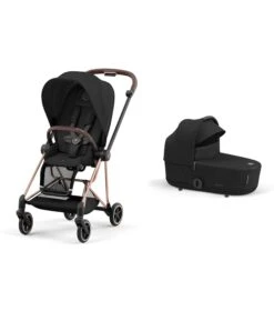 Mamas & Papas Cybex Mios 3 Piece Complete Pushchair Bundle - Rose Gold / Sepia Black
