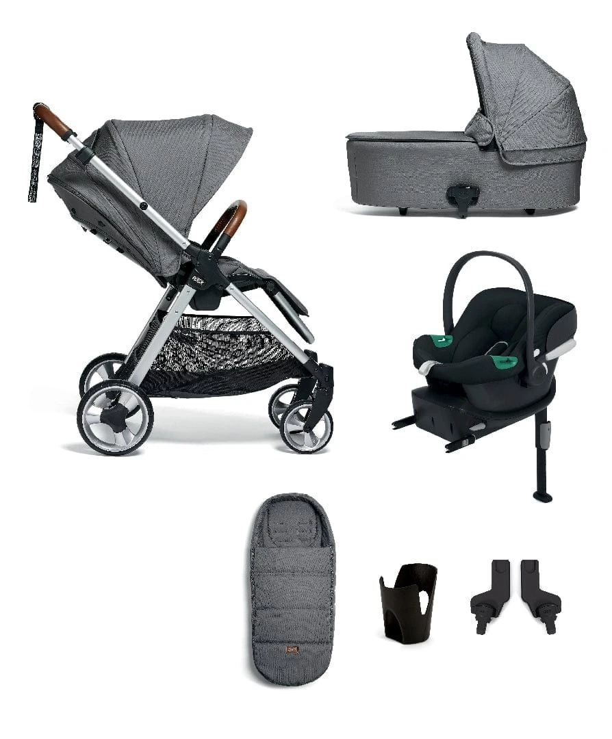 Mamas & Papas Flip XT² Pushchair Bundle With Cybex Aton B2 Car Seat & Base (6 Pieces) - Fossil Grey 3 Mamas & Papas Flip XT² Pushchair Bundle With Cybex Aton B2 Car Seat & Base (6 Pieces) - Fossil Grey