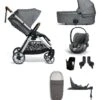 Mamas & Papas FlipXT² 7 Piece Complete Pushchair Bundle With Cybex Cloud T Car Seat & Base - Fossil Grey -Baby Product mamas papas pushchairs flipxt 7 piece complete pushchair bundle with cybex cloud t car seat base fossil grey 51359365628245