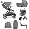 Mamas & Papas FlipXT2 8 Piece Complete Bundle With Cloud T Car Seat And Base - Fossil Grey -Baby Product mamas papas pushchairs flipxt2 8 piece complete bundle including cloud t car seat and base in fossil grey 49682206458197