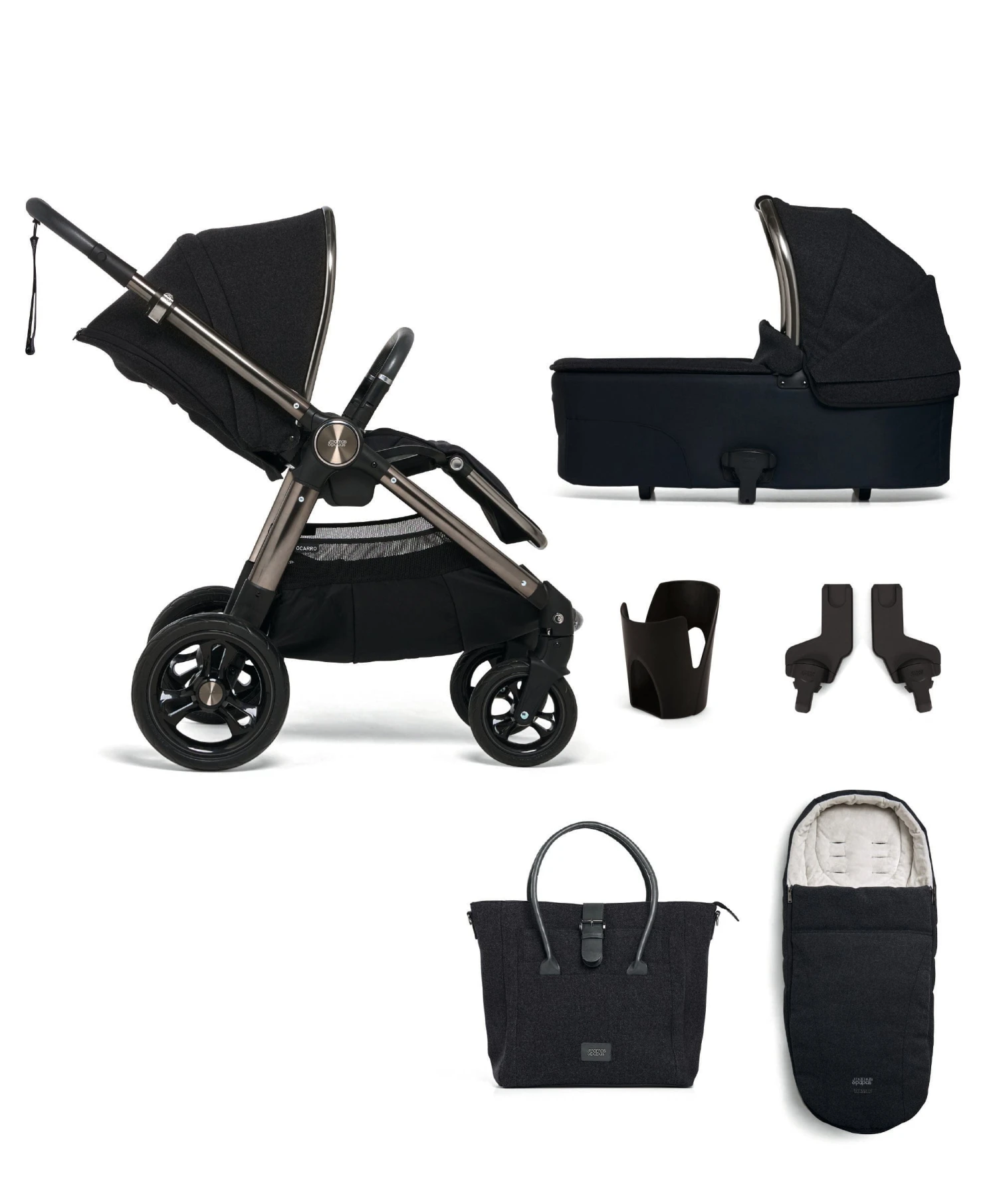 Mamas & Papas Ocarro Essentials Pushchair Bundle (6 Pieces) - Navy Classic