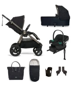 Mamas & Papas Ocarro Pushchair Bundle With Aton B2 Car Seat & Base (7 Pieces) - Navy Classic