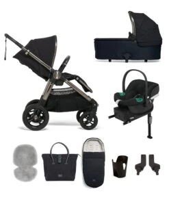Mamas & Papas Ocarro 8 Piece Complete Bundle With Aton B2 Car Seat And Base In Navy Classic