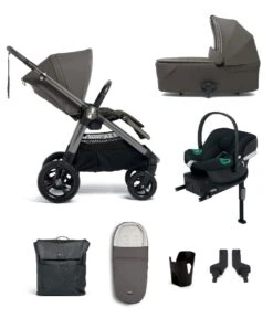 Mamas & Papas Ocarro Complete Pushchair Bundle With Cybex Aton B2 Car Seat (7 Pieces) - Phantom