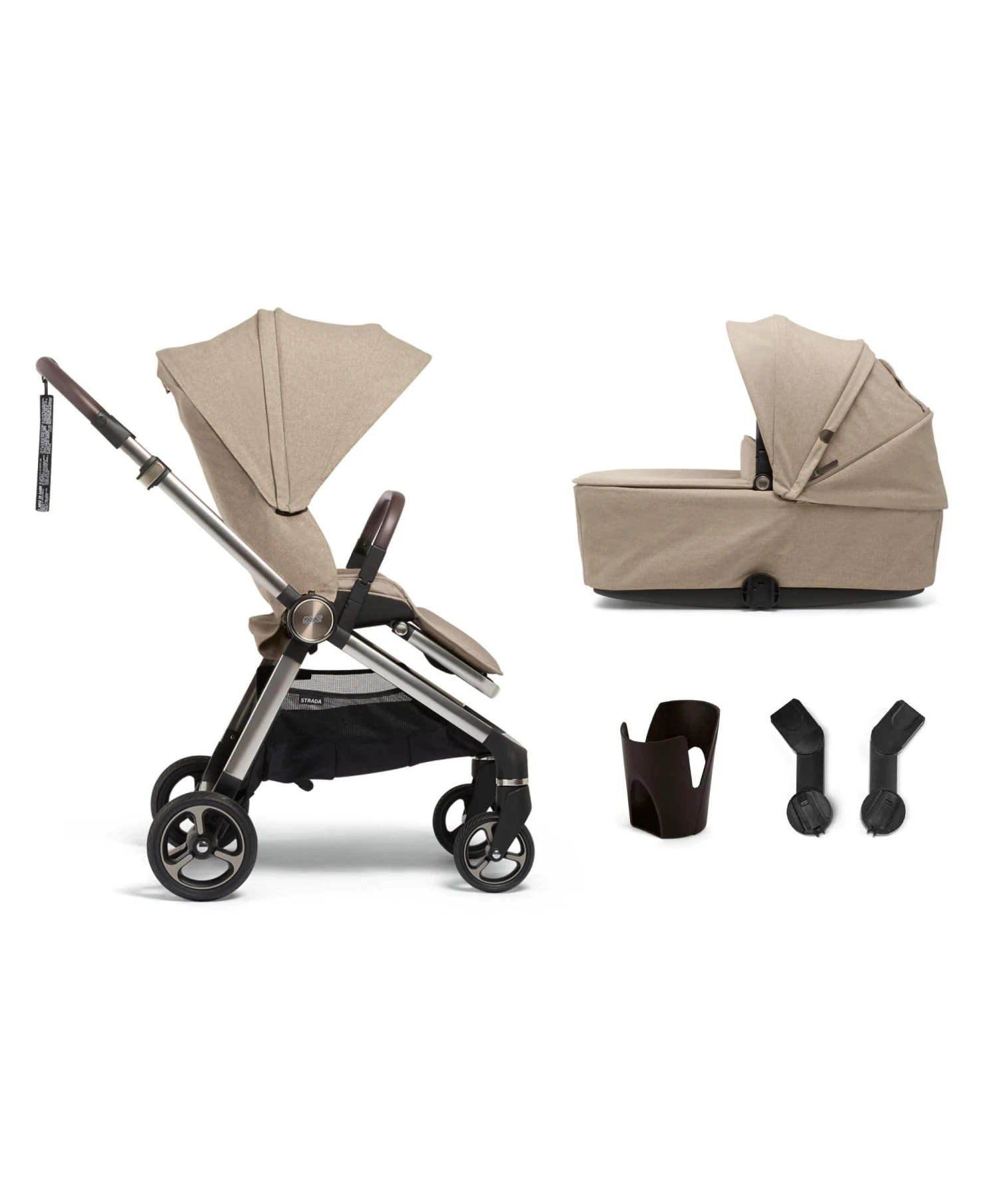 Mamas & Papas Strada Pushchair Starter Bundle (4 Pieces) - Pebble 3 Mamas & Papas Strada Pushchair Starter Bundle (4 Pieces) - Pebble