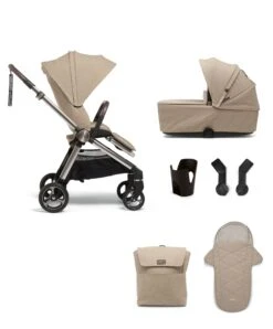 Mamas & Papas Strada Pushchair Bundle (6 Pieces) - Pebble