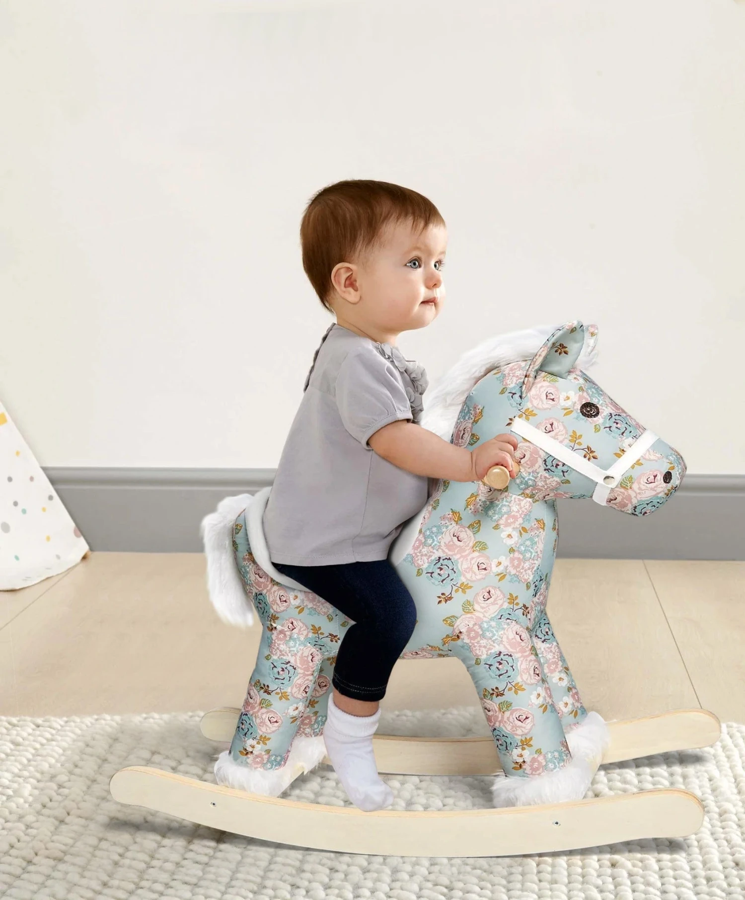 Mamas & Papas Rocking Horse - Floral 3 Mamas & Papas Rocking Horse - Floral