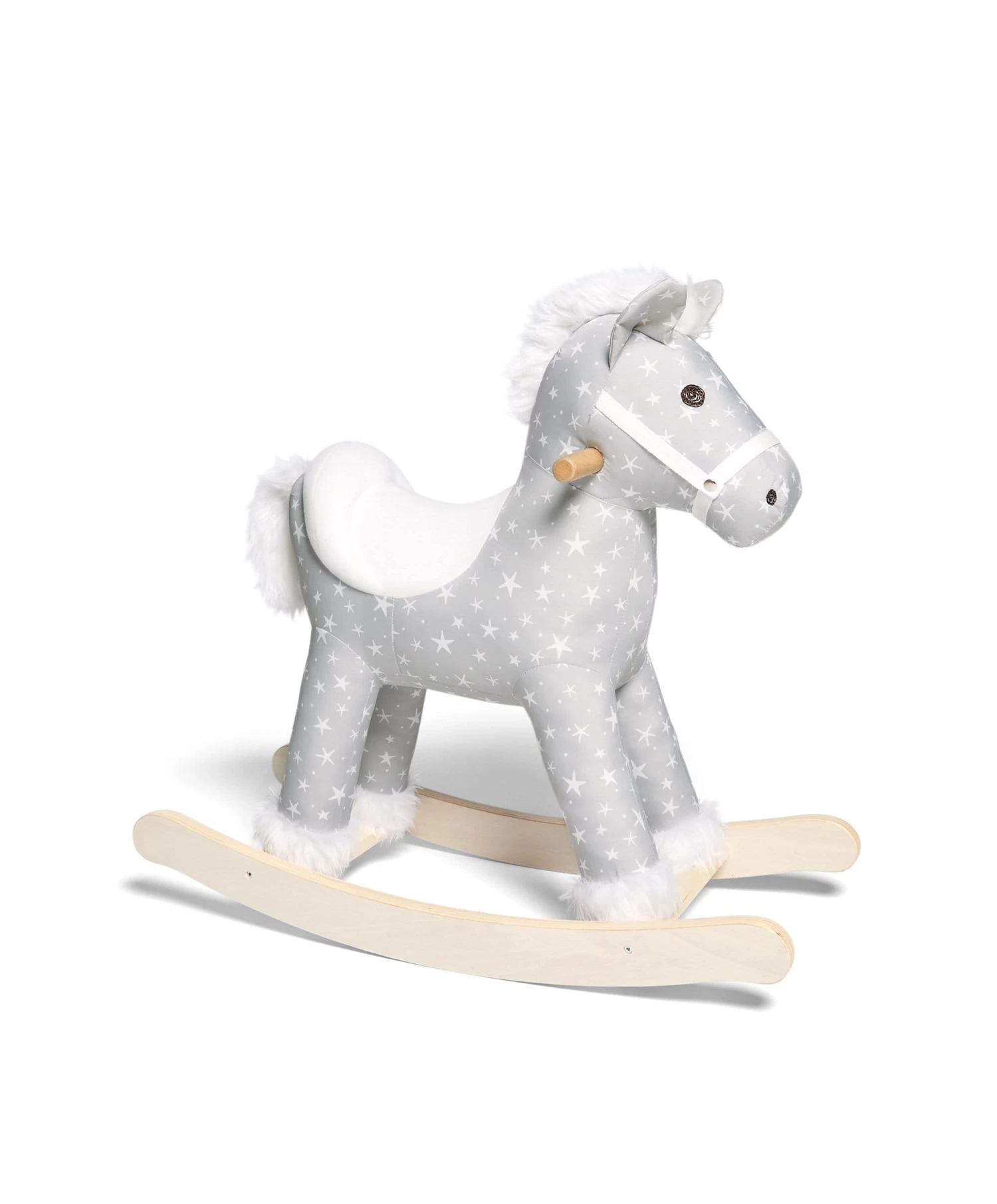 Mamas & Papas Rocking Horse - Star - Grey/White 4 Mamas & Papas Rocking Horse - Star - Grey/White - Image 2