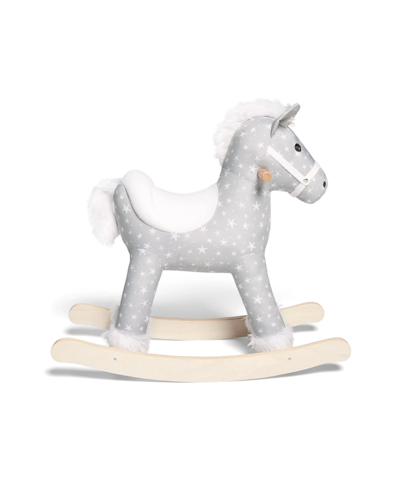 Mamas & Papas Rocking Horse - Star - Grey/White 5 Mamas & Papas Rocking Horse - Star - Grey/White - Image 3