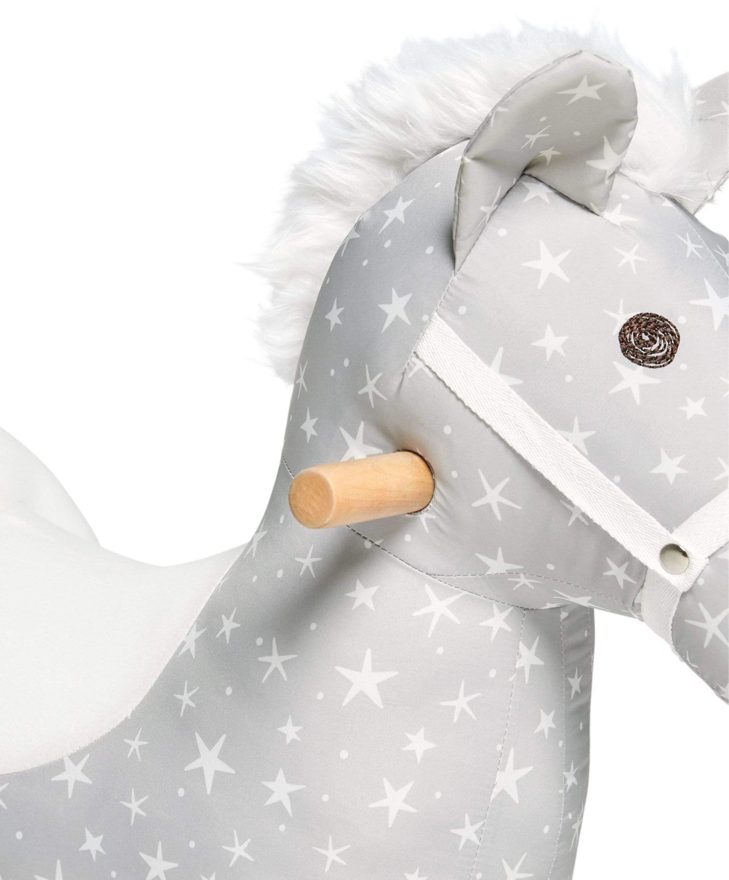 Mamas & Papas Rocking Horse - Star - Grey/White 7 Mamas & Papas Rocking Horse - Star - Grey/White - Image 5