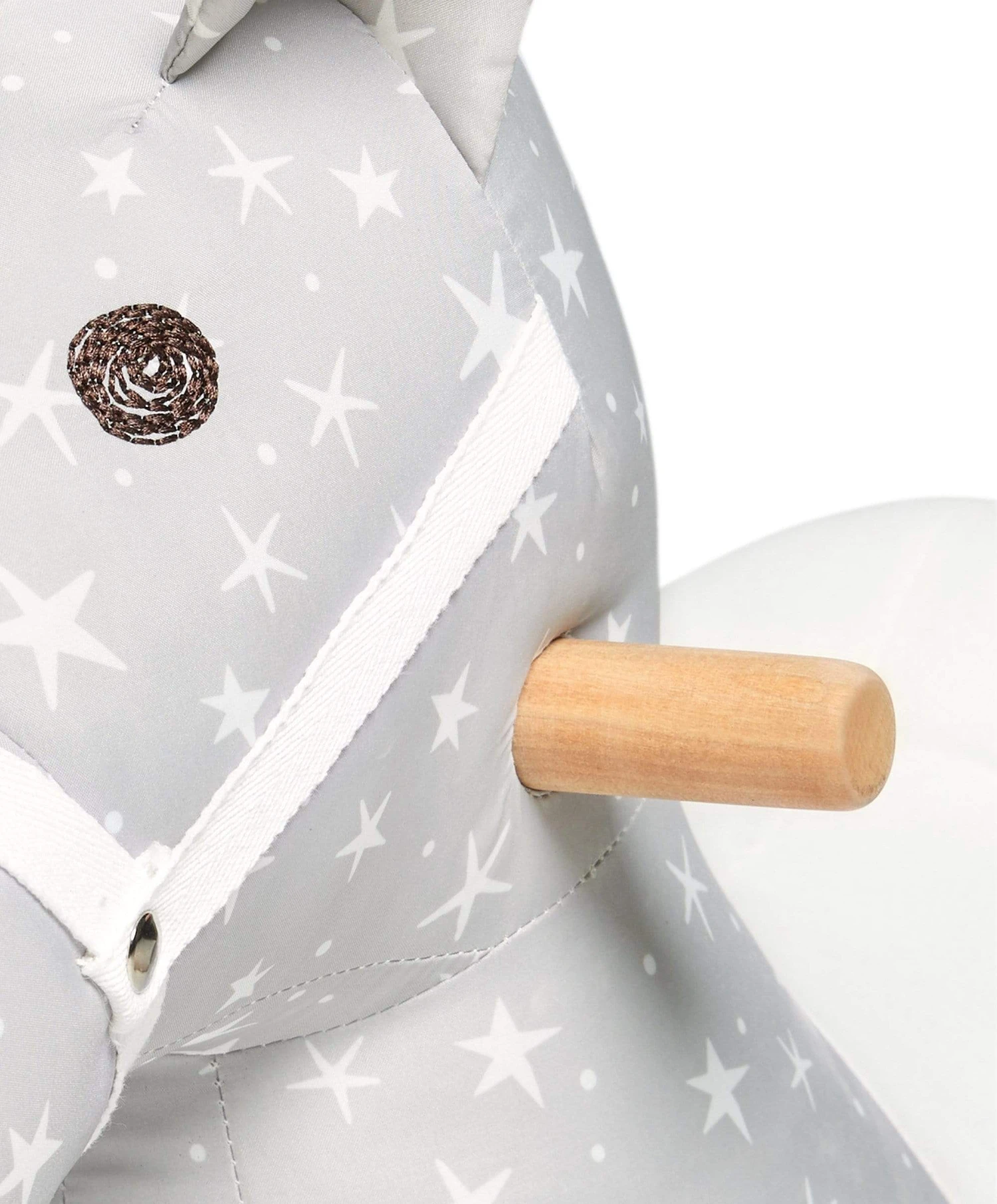 Mamas & Papas Rocking Horse - Star - Grey/White 6 Mamas & Papas Rocking Horse - Star - Grey/White - Image 4
