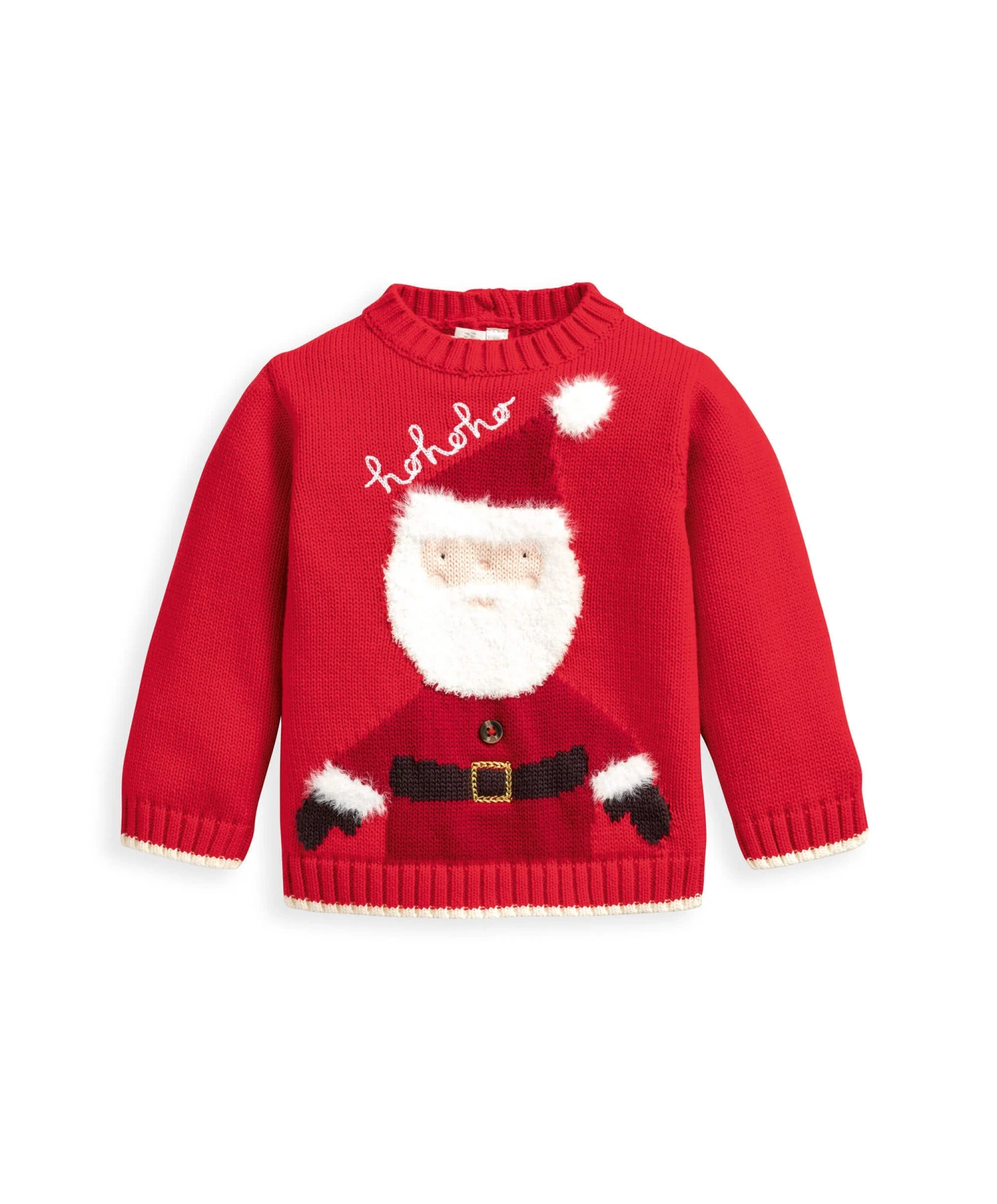 Mamas & Papas Santa Christmas Jumper 5 Mamas & Papas Santa Christmas Jumper - Image 3