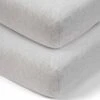 Mamas & Papas Cotbed Fitted Sheets (2 Pack) - Grey Marl 1 Mamas & Papas Cotbed Fitted Sheets (2 Pack) - Grey Marl -Baby Product mamas papas sheets cotbed fitted sheets 2 pack grey marl 28596844953760