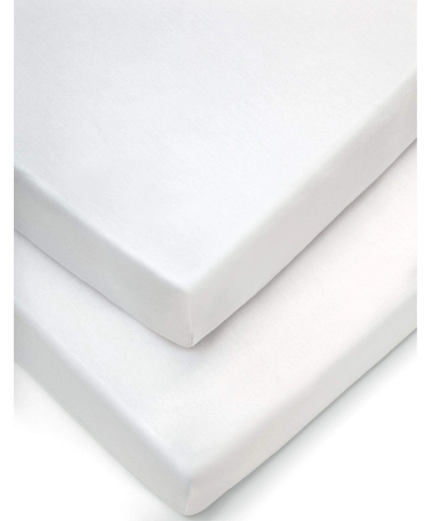 Mamas & Papas Crib Fitted Sheets (Pack Of 2) - White 3 Mamas & Papas Crib Fitted Sheets (Pack Of 2) - White