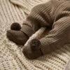 Mamas & Papas Knitted Pom Booties - Chocolate Brown 2 Mamas & Papas Knitted Pom Booties - Chocolate Brown -Baby Product mamas papas shoes booties knitted pom booties chocolate brown 50327710859605