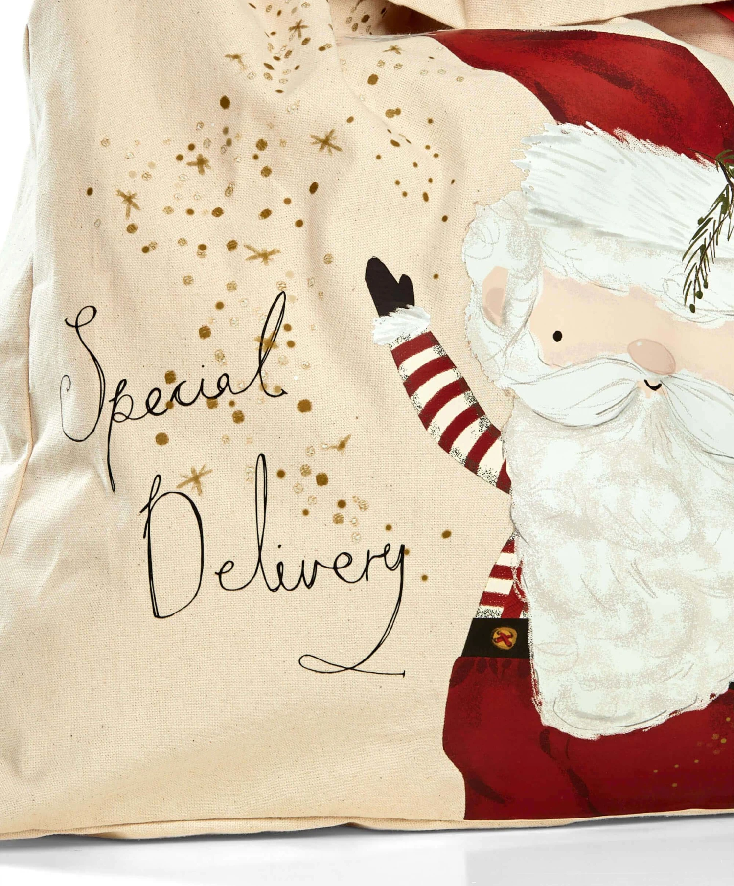 Mamas & Papas Large Calico Christmas Sack 6 Mamas & Papas Large Calico Christmas Sack - Image 4