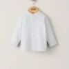 Mamas & Papas Twill Longsleeved Shirt - White 2 Mamas & Papas Twill Longsleeved Shirt - White -Baby Product mamas papas tops shirts twill longsleeved shirt white 50670451458389