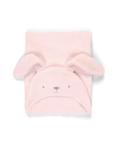 Mamas & Papas Hooded Baby Towel - Pink Bunny