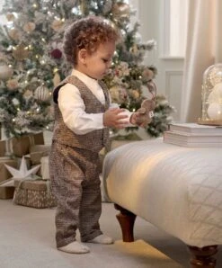 Mamas & Papas Dogtooth Trousers