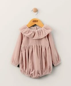 Mamas & Papas Velvet Romper - Pink 11 Mamas & Papas Velvet Romper - Pink -Baby Product mamas papas velvet romper pink 50857282666837