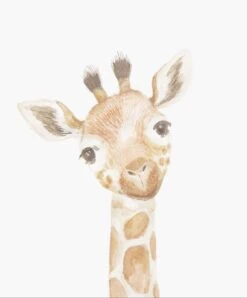 Mamas & Papas Welcome To The World Wall Art - Giraffe