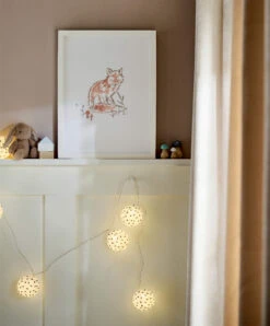 Mamas & Papas Welcome To The World Seedling Wall Art - Fox