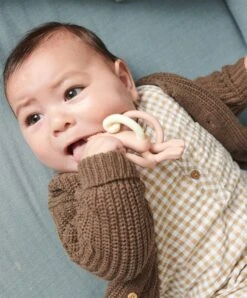 Matchstick Monkey Original Teething Toy In Dusty Pink -Baby Product matchstick monkey teethers matchstick monkey original teething toy in dusty pink 49027369992533