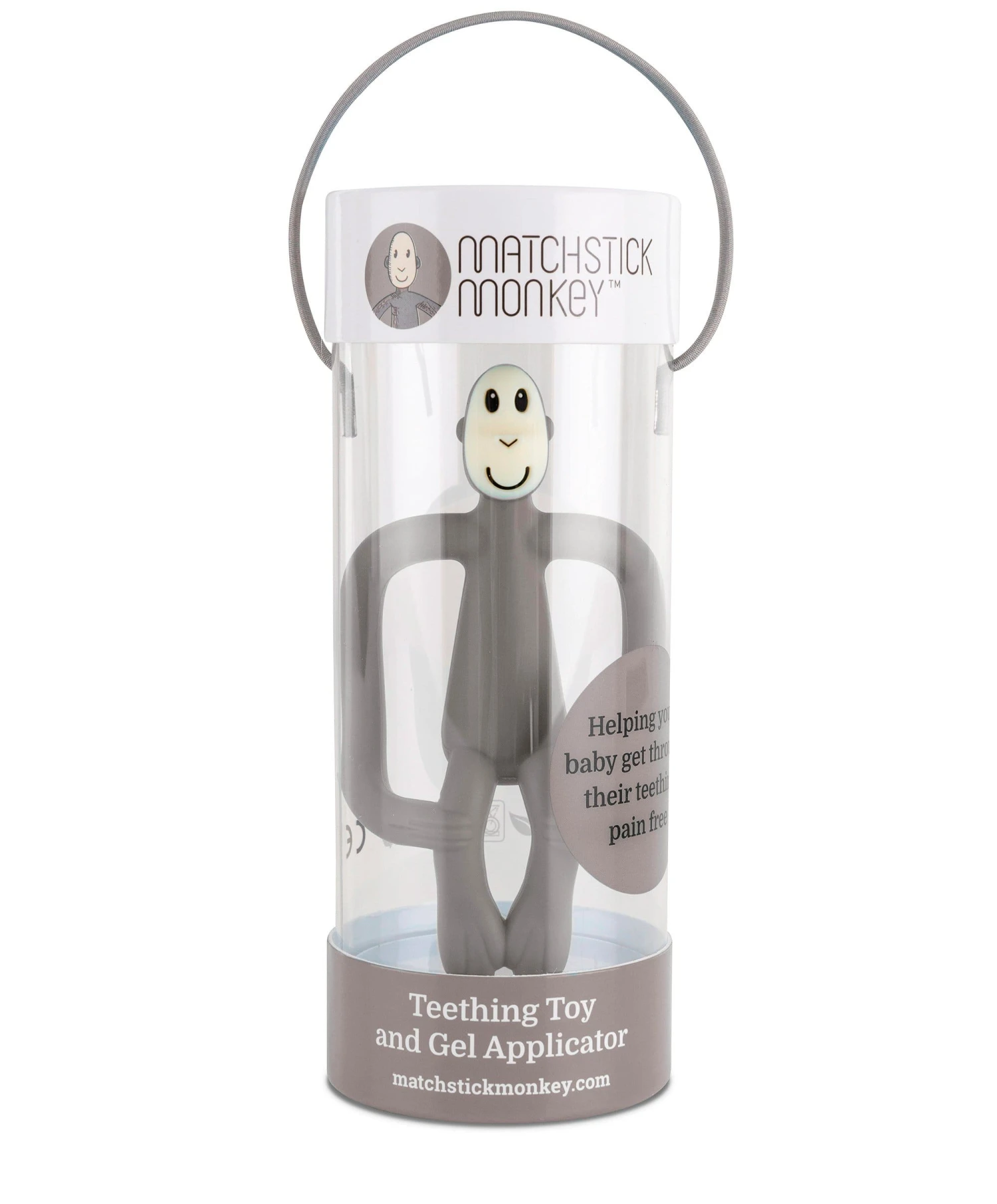 Matchstick Monkey Teething Toy - Grey 10 Matchstick Monkey Teething Toy - Grey - Image 8