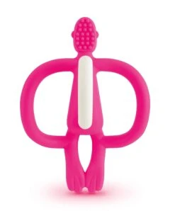 Matchstick Monkey Teething Toy - Pink -Baby Product matchstick monkey teethers matchstick monkey teething toy pink 28246452600992
