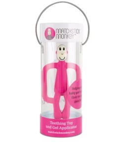Matchstick Monkey Teething Toy - Pink -Baby Product matchstick monkey teethers matchstick monkey teething toy pink 28246457548960