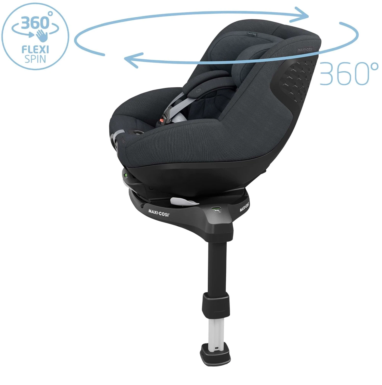Maxi-Cosi Pearl 360 Pro Car Seat - Authentic Graphite 6 Maxi-Cosi Pearl 360 Pro Car Seat - Authentic Graphite - Image 4