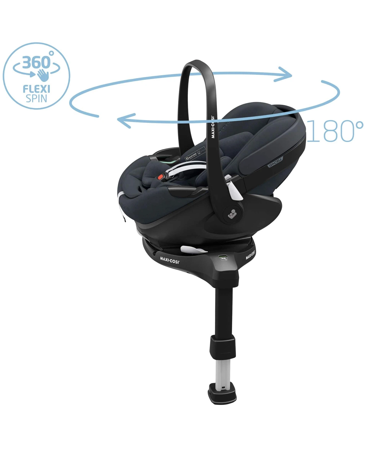 Maxi-Cosi Pebble 360 Pro Car Seat - Essential Graphite 10 Maxi-Cosi Pebble 360 Pro Car Seat - Essential Graphite - Image 8