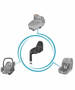 Maxi-cosi FamilyFix3 Car Seat Base - Total Black -Baby Product maxi cosi bases maxi cosi familyfix3 base total black 19030745612448