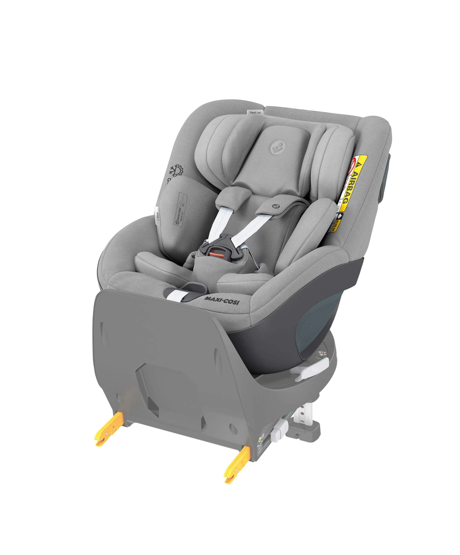 Maxi-Cosi Pearl 360° Car Seat With Newborn Inay - Authentic Grey 4 Maxi-Cosi Pearl 360° Car Seat With Newborn Inay - Authentic Grey - Image 2
