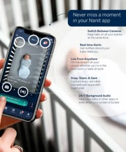 Nanit Pro Baby Monitor & Wall Mount - White 16 Nanit Pro Baby Monitor & Wall Mount - White -Baby Product nanit baby monitors nanit pro baby monitor wall mount white 28514436219040