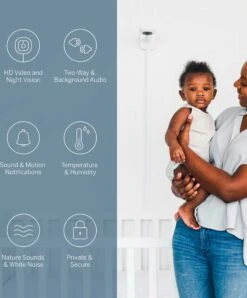 Nanit Pro Baby Monitor & Wall Mount - White 15 Nanit Pro Baby Monitor & Wall Mount - White -Baby Product nanit baby monitors nanit pro baby monitor wall mount white 28514524823712