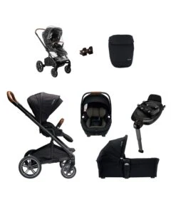 Nuna MIXX Next Generation 8 Piece Bundle Inc ARRA Next Car Seat - Caviar -Baby Product nuna nuna mixx next generation 4 piece bundle inc arra next car seat caviar 50600544960853