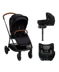 Nuna TRIV Next Generation 6 Piece Bundle Inc CARI Next And TODL Next Car Seats - Caviar