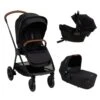 Nuna TRIV Next 6 Piece Bundle Inc PIPA Urbn Car Seat - Caviar