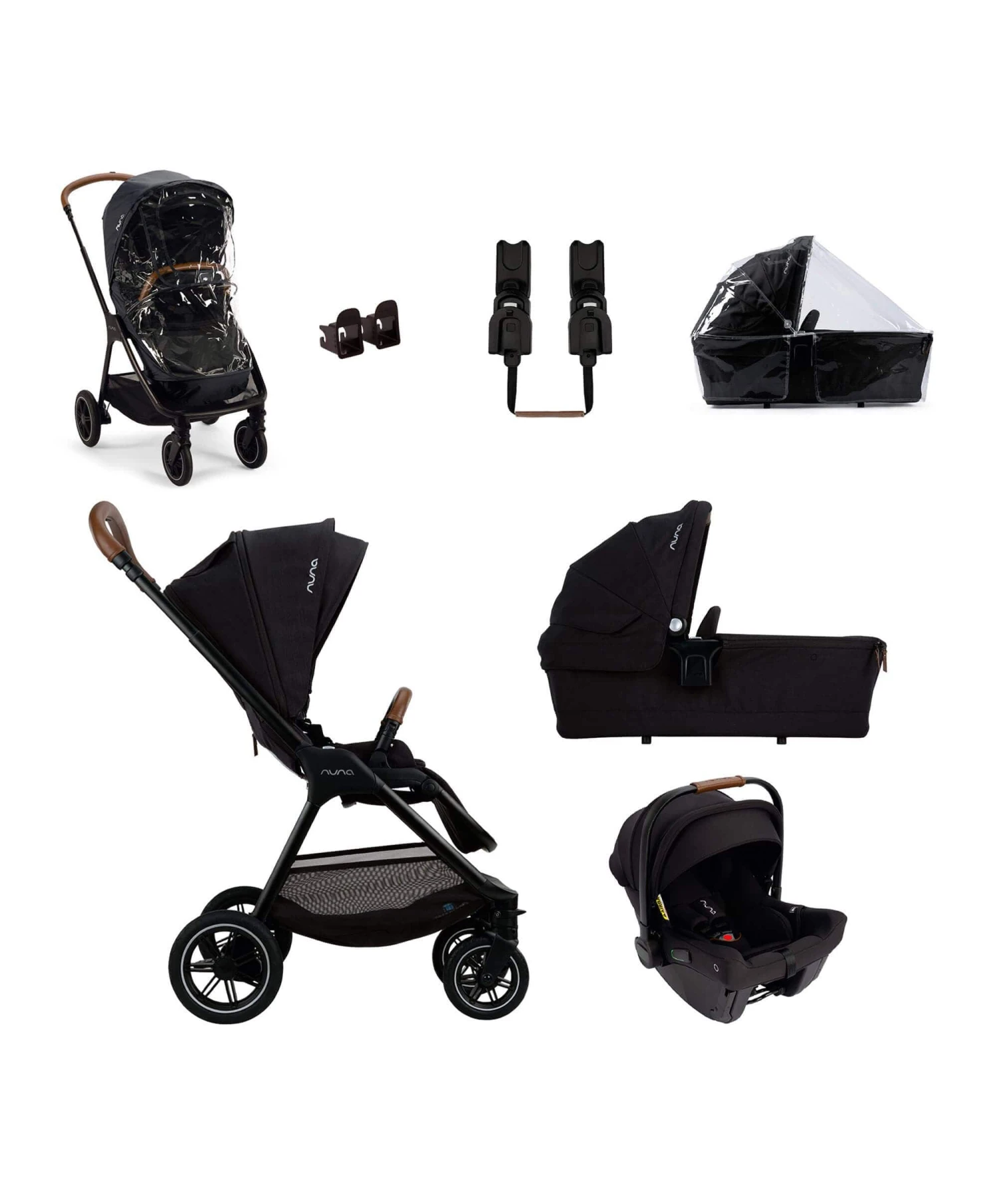 Nuna TRIV Next 6 Piece Bundle Inc PIPA Urbn Car Seat - Caviar 4 Nuna TRIV Next 6 Piece Bundle Inc PIPA Urbn Car Seat - Caviar - Image 2