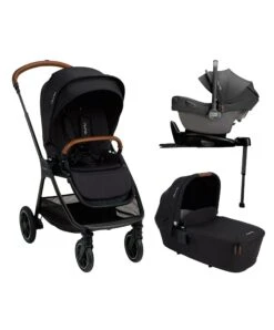 Nuna TRIV Next Generation 7 Piece Bundle Inc PIPA Next Car Seat - Caviar