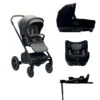 Nuna Mixx Next 4 Piece Pushchair Bundle - Granite/Caviar