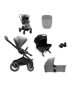 Nuna Mixx Next Pushchair Bundle - Granite