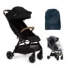 Nuna TRVL Pushchair With Travel Bag & Raincover - Caviar -Baby Product nuna pushchairs nuna trvl pushchair caviar 50329885147477