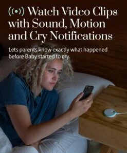 Owlet Cam 2 Baby Monitor - White -Baby Product owlet baby monitors owlet cam 2 baby monitor white 32875763663008