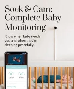 Owlet Baby Monitor Duo: Smart Sock 3 And Cam 2 - Mint -Baby Product owlet baby monitors owlet monitor duo smart sock 3 cam 2 mint 32875790729376