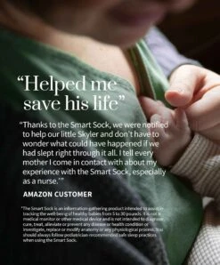 Owlet&trade; Smart Sock Plus V3 Baby Monitor - Mint Green -Baby Product owlet baby monitors owlet trade smart sock plus v3 monitor mint green 31005223256224